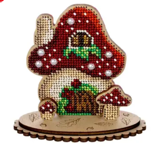 ,Siuvinėjimo karoliukais rinkinys Namukas (Wonderland FLK-558)